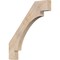 Ekena Millwork 3 1/2"W x 32"D x 36"H Merced Smooth Knee Brace, Douglas Fir BRC04X32X36MRC00SDF - alternate 1